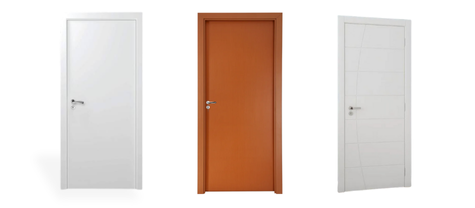 Portas com acabamento